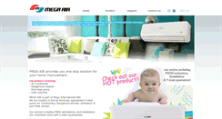 Desktop Screenshot of mega-air.com